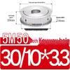 Dual-Sided Flat Timing Pulley: 5M50 Teeth, Width Options 11/16/21/27AF, Bore Size 8-30.