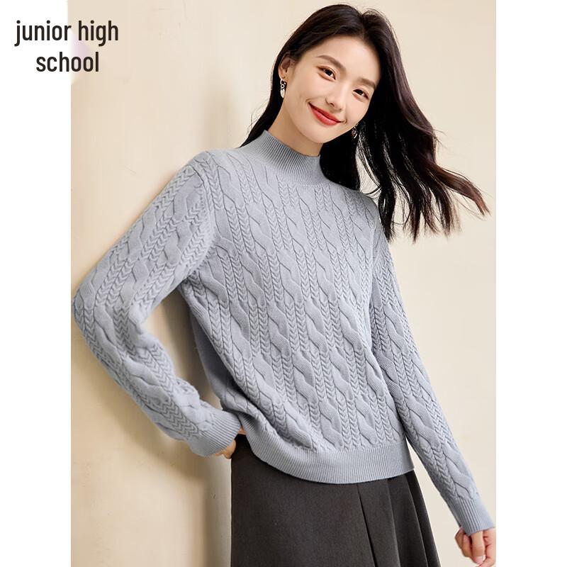 Women's Warm Turtleneck Cable Knit Sweater