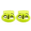 30pcs 17x15mm Spring Stopper Fasteners Double Hole Design Double Hole Toggles  For Drawstrings
