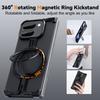 Eary for Google Pixel 9 Pro XL Fold Phone Case With Magsafe 360 Rotate Ring Stand Metal Bumper Frameless Protective Cover Shells