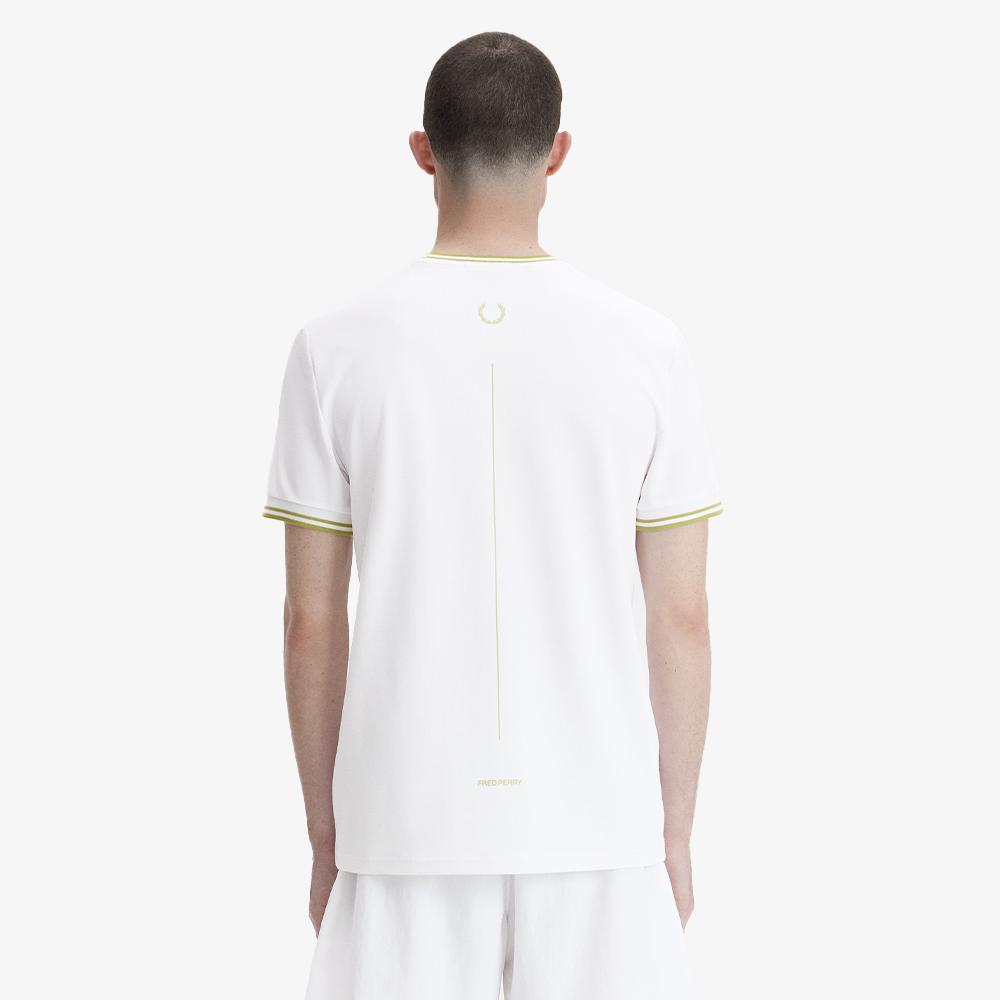 Fred Perry [Tennis] Tennis T-Shirt - White Afpm2612724-100