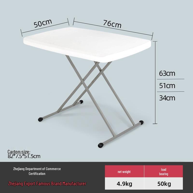Портативный складной стол - Регулируемый для дома, офиса, улицы, обеденный, для кровати или для учебы