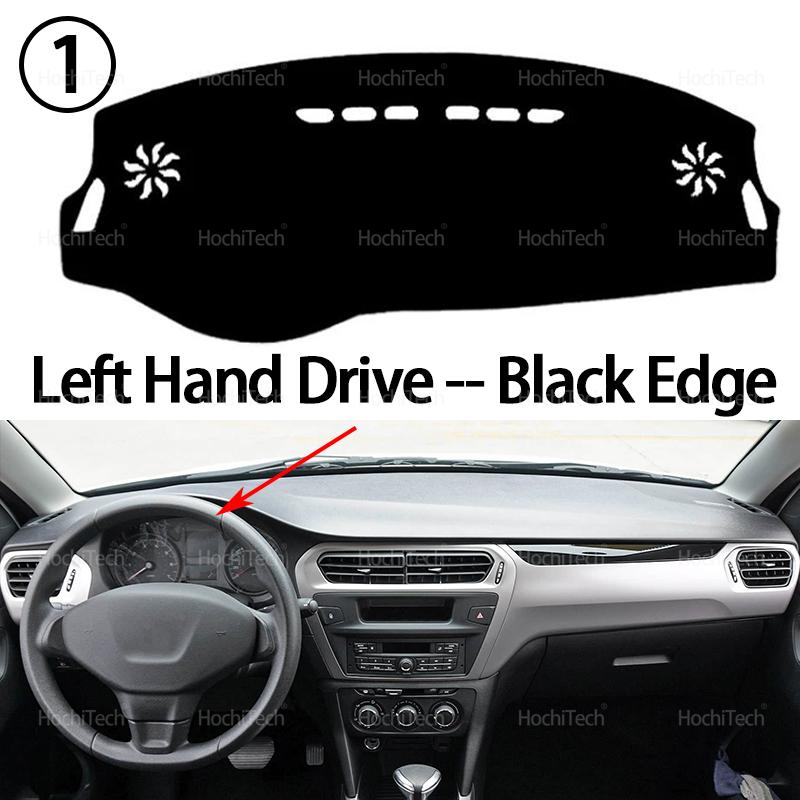 Dashboard Cover for Peugeot 301 2012 2013 2014 2015- Anti-Slip Mat Dash Board Cover Carpet Sunshade Dashmat Accessories