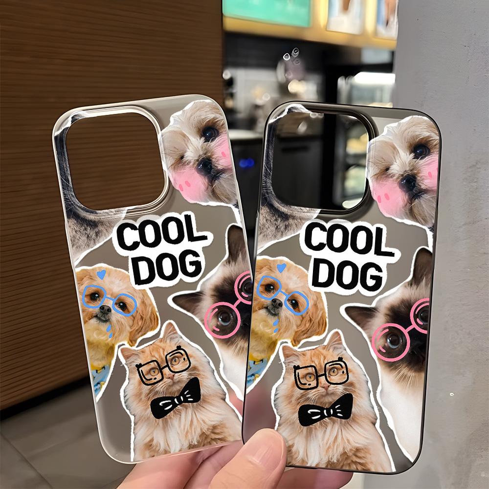 Mobile Phone Cases for iPhone 11 13 15 Pro Max 12 14 Pro Max Case iPhone 16 15 Plus 13 Pro 12 Frosted Texture Painted Cartoon Flowers