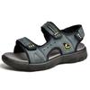Summer new men's beach sandals breathable leather large size shoes men's soft sole soft leather wear-resistant non-slip youth sandals