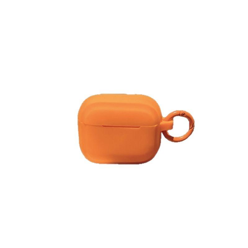 Simple and Soft Liquid Silicone Drop-proof Earphone Case Compatible AirPods 1/1/1/Orange Pro/1nd