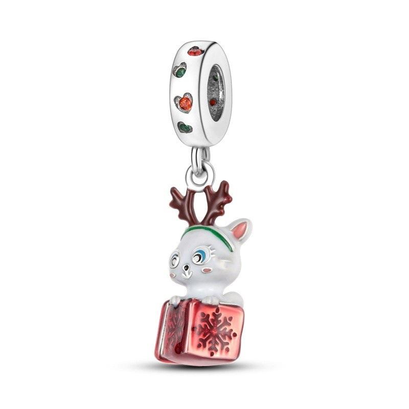 Design Copper Plated Beaded Accessories DIY Cute Animal Bracelet Necklace Pendant Gift