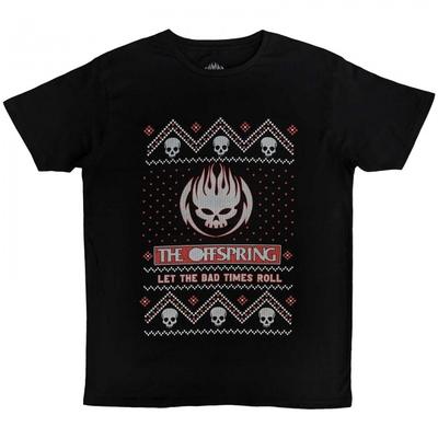 The Offspring Unisex Adult Bad Times Cotton Christmas T-Shirt