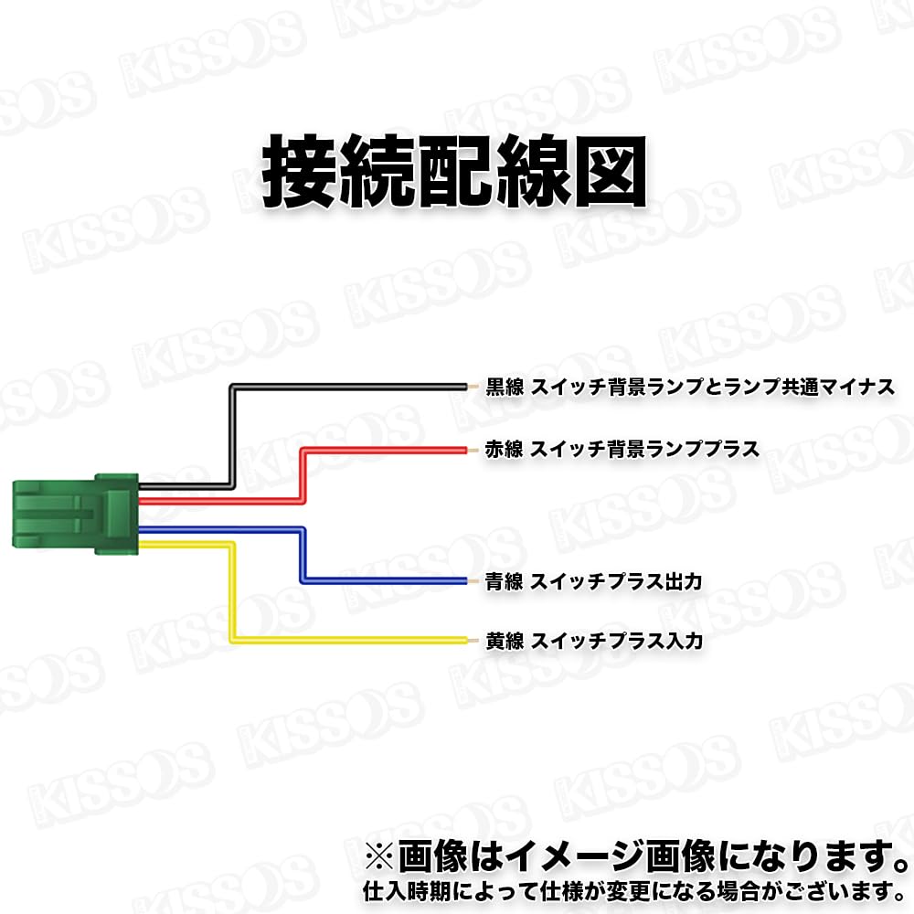 LED Position Push Switch Type Universal Compatible with Various Marks Fog ON/OFF A, (Back Mark)