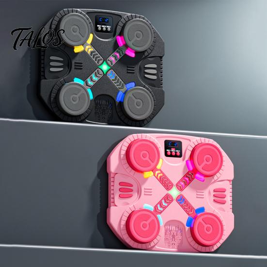 Music Boxing Machine with Scoring for Kids Bluetooth-compatible Intelligent Target Racing Smart Reaction Training Sessions Light Thickened Wall
