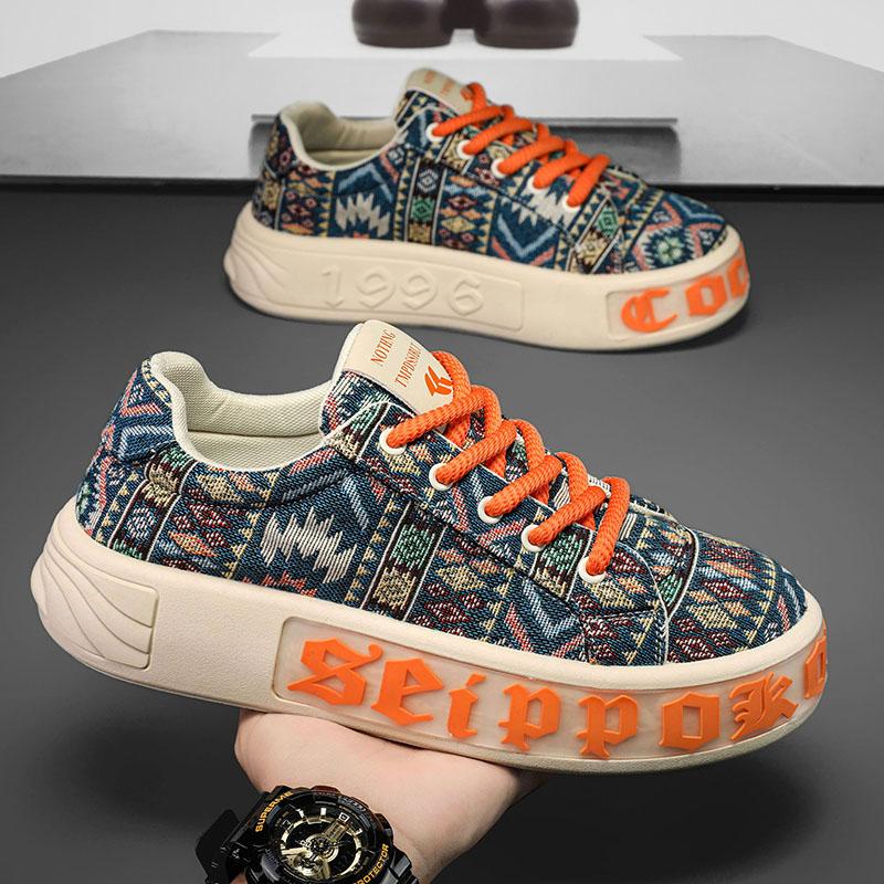 Scarpe estive traspiranti Elasticità e Fondo spesso largo Aumento Scarpe da uomo