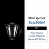 Yang Ge Disposable Plastic Cold & Coffee Cups (100 Count)