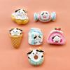 10Pcs New Cute Cartoon Cow Beverage, Cake, Candy, Ice Cream Series Flat Back Ornament Jewelry Bows Accessories