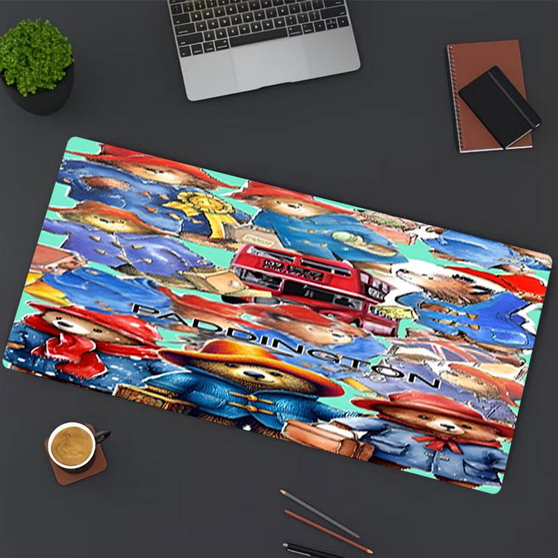 Paddington Bear Print Mouse Pad, for Keyboard Pad Laptop PC Mat for Office Home Use, Desk Decor, Perfect Birthday Gift for Gamers