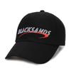 BLACK SANDS Sporty Signature Embroidered Ball Cap_Black