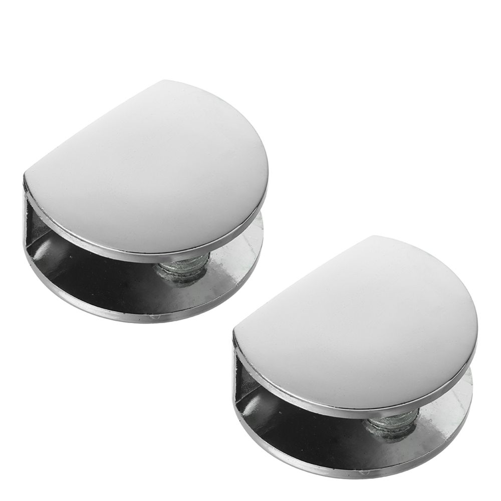 2pcs Thicken Alloy Board Support Plank Clip Glass Shelf Support Glass Clamp Glass Shelf