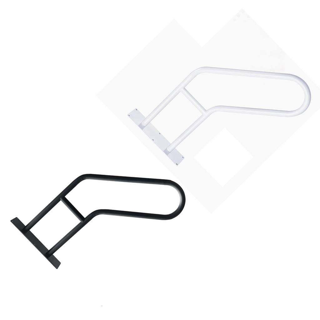 Outdoor Steps Handrails 1-3 Step Exterior Porch Stair U Shaped Wall Mount Safety Grab Bars for Elder