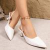 Women's Summer New Korean Fashion Baotou Overfoot High Heel Fashion Casual Roman Baotou Sandals