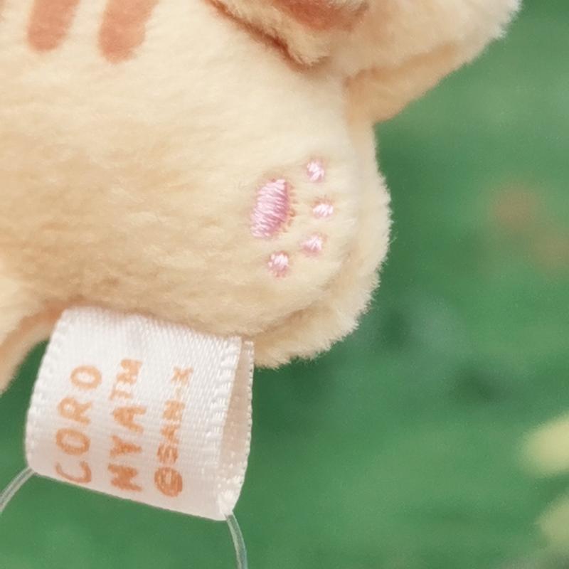 8cm Japanese Popular Cute Keyring Cute Yellow Bread Cat Toast Plush Pendant Keychain