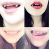 1/4Pair Resin Halloween Fangs Reusable False Teeth Cosplay Fake Teeth  Masquerade Prank