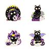 Original Enamel Alloy Brooch Cartoon Black Cat Magician Animal Lapel Pin for Backpack Clothes Decoration Cute Badge Accessory