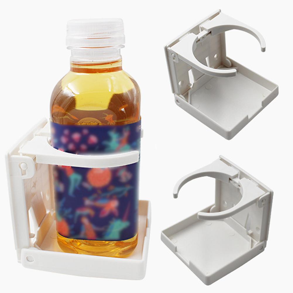 Car Folding Cup Holder Drink Holder Water Bottle Holder Front Cup Holder Stand for Car Boat Truck Yacht SUV RV Van Cup Tray