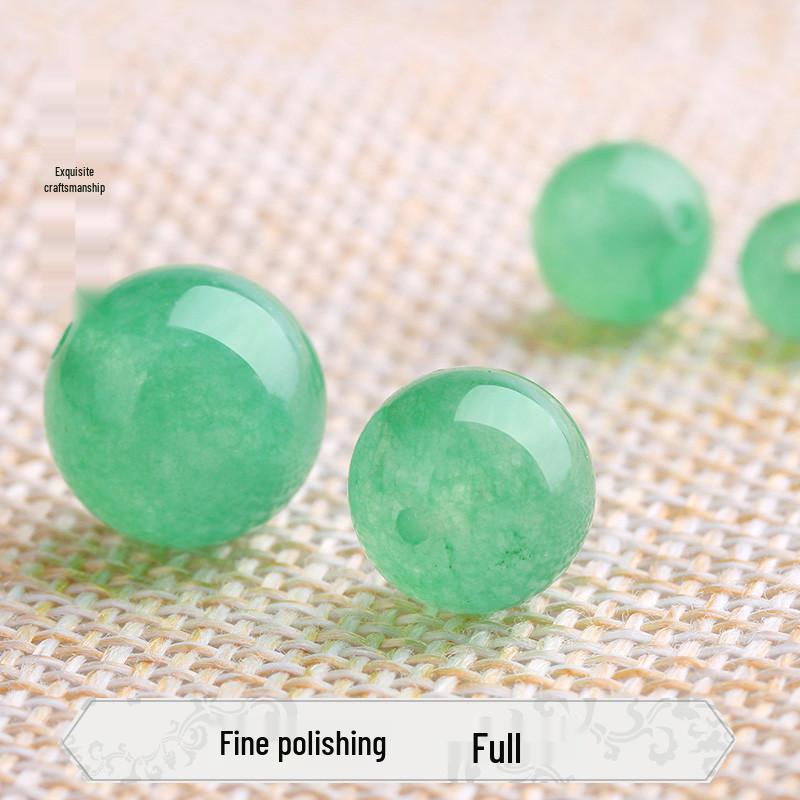 Dongling Jade Crystal Loose Beads for DIY Handmade Accessories and Ornaments (E18)