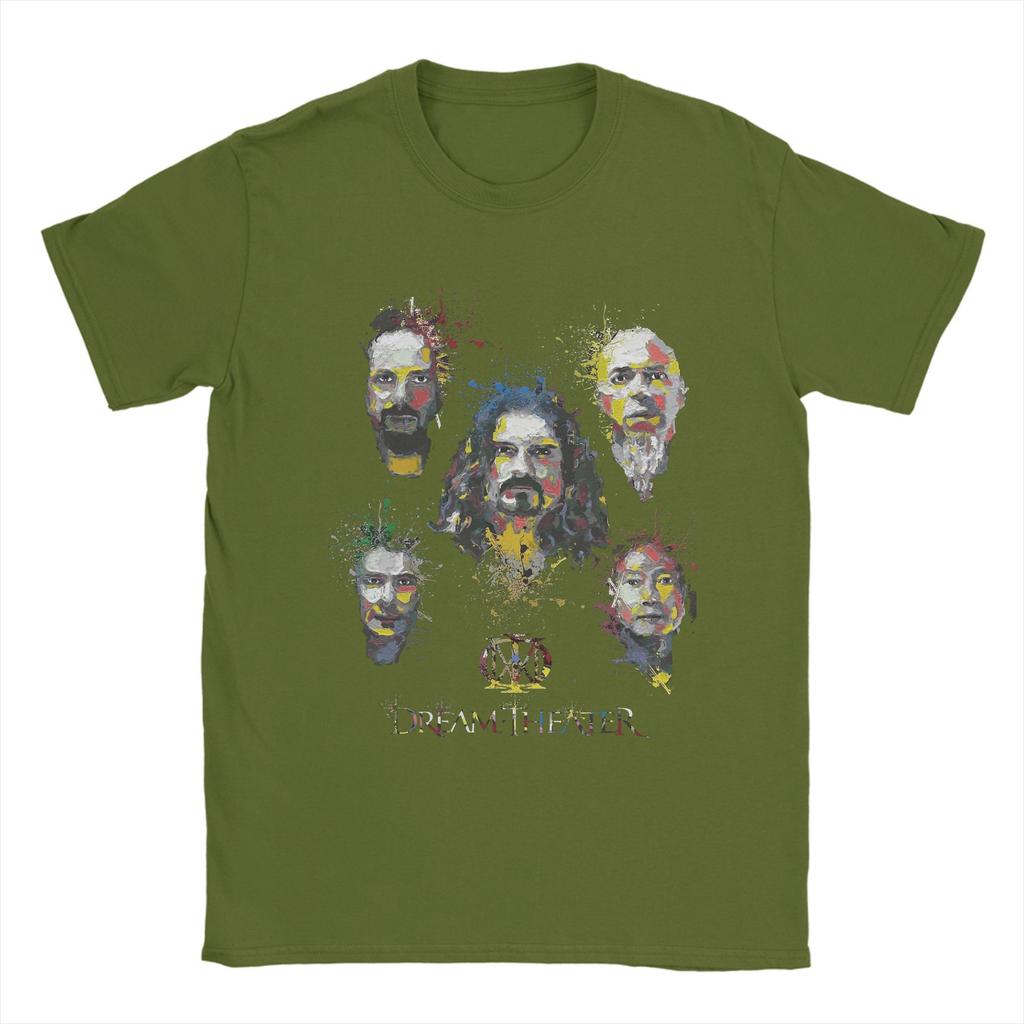Herren D-Dream Theaters T-Shirts Reine Baumwolle Kleidung Lässige Kurzarm Rundhals T-Shirts Geburtstagsgeschenk T-Shirts
