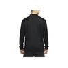 Nike Solid Color Polo Neck Pullover Sweatshirt Men sweatshirt Black FB7382-010