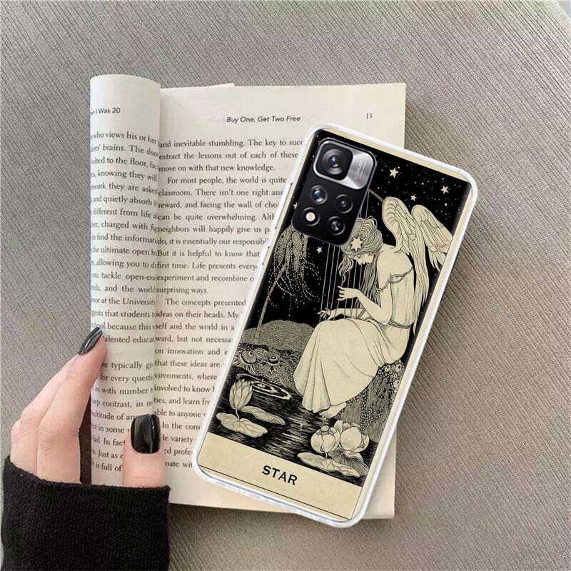Fool Tarot Card Meanings Phone Case For Xiaomi Redmi Note 14 Pro 12 Plus 12S 10 11 Pro 4G 5G 9T 9S 8T 10S 11T 11S 11E 9 8 Coque