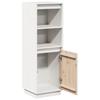 Highboard White 37 x 34 x 110 cm Solid Pine Wood