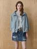 Maxza Flap Pocket Loose Fit Hooded Cropped Field Jumper