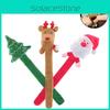 Pulseira Infantil Temática de Natal Com Função de Bater Design de Papai Noel e Boneco de Neve