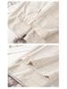 Women's Slim Fit Acetate Wool Cigarette Pants - Autumn/Winter Straight-Leg Casual Trousers