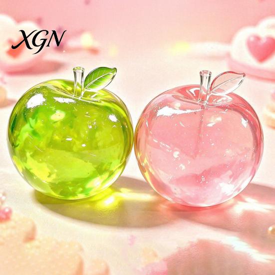 Kids Stress Ball Green Apples Ball, Slow Rising Soft Fidget Toy with Maltose Texture, High Squeeze Elastic Decompression Tool for Anxiety Relief,