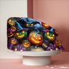 Fashion Halloween Print Work Hat Casual Wash Hat Bag Cap