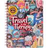 Doodle Travel Tales Wiro Bound Notebook Diary with Theme Based Bookmark Dangler(B5, 80 GSM, 160 Ruled Pages)