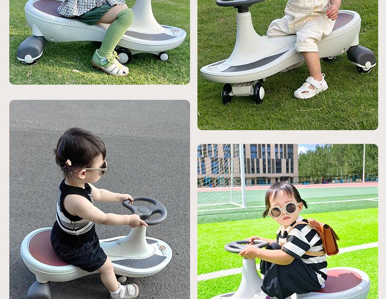 Maiduomi Anti-Rollover Twisting Sliding Car for Ages 1-6: Rocking Toy for Kids and Adults