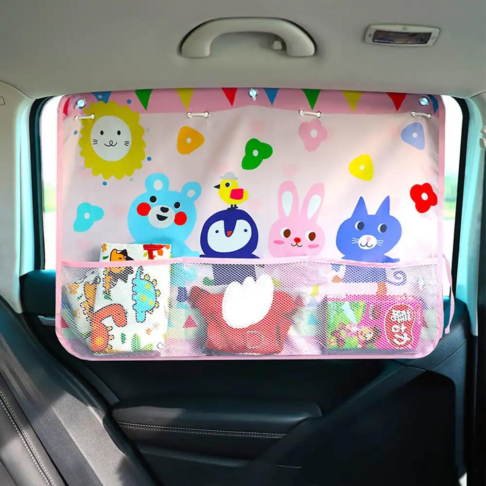 Car Cartoon Cute  Side Window Sunshades Windshield Sunshade Rear Side Auto Window Sunshade Cover for Children
