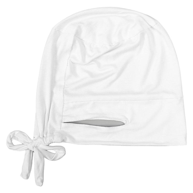 Practical Stretch Hijab Scarf For Active Women Adjustable Ear Straps Moisture Wicking Lightweight Head Cover