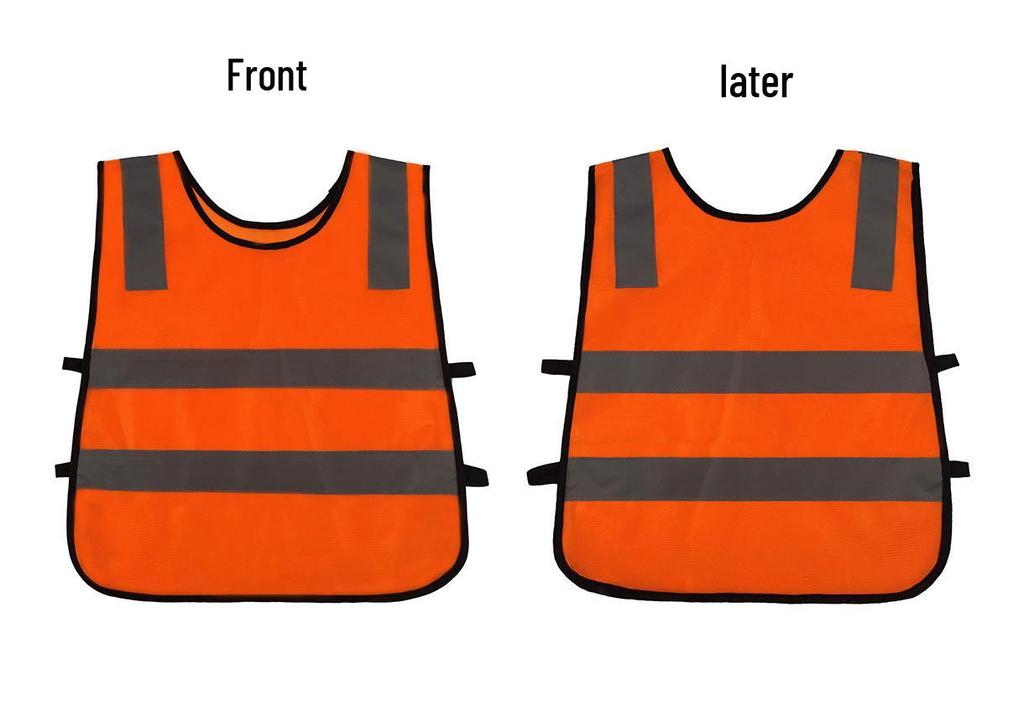 High-Visibility Reflective Safety Vest for Traffic and Construction Workers