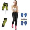 Womens Motorcycle Riding Pants With Kevlar Reinforcement Anti-Tear Protection Silicone Pads Cotton Fabric Black/Blue
