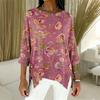 Women's 3/4 Sleeve Shirts Graphic Tees Shirts Casual Basic Tops Pullovers