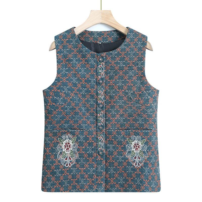 Жилет женский осенний жилет куртка большого размера жилет жена на улице L (recommended 75-47.5kg)