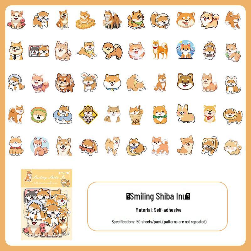 50 Cartoon Stickers: INS Style Cute Diary & Journal Decorations for Kids