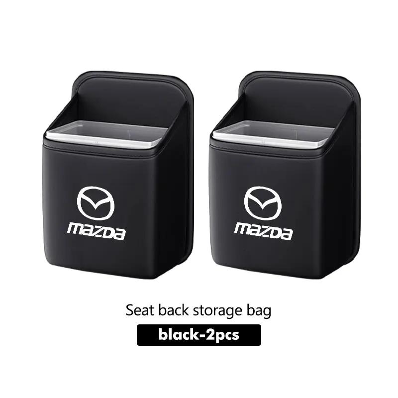 2025 Het Bilbarnstolsrygg Hängande Förvaringslåda Inbyggd Hink Diverseväska För Mazda 6 3 CX5 5 2 323 CX7 Demio Atenza Axela MX30 CX30