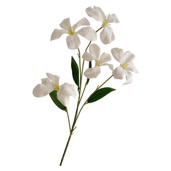 Pcs Artificial Renanthera Flower 29 Inch Long Stem Fake Orchid белый