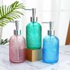 Nordic Luxury Glass Dispenser for Lotion, Soap, or Shampoo