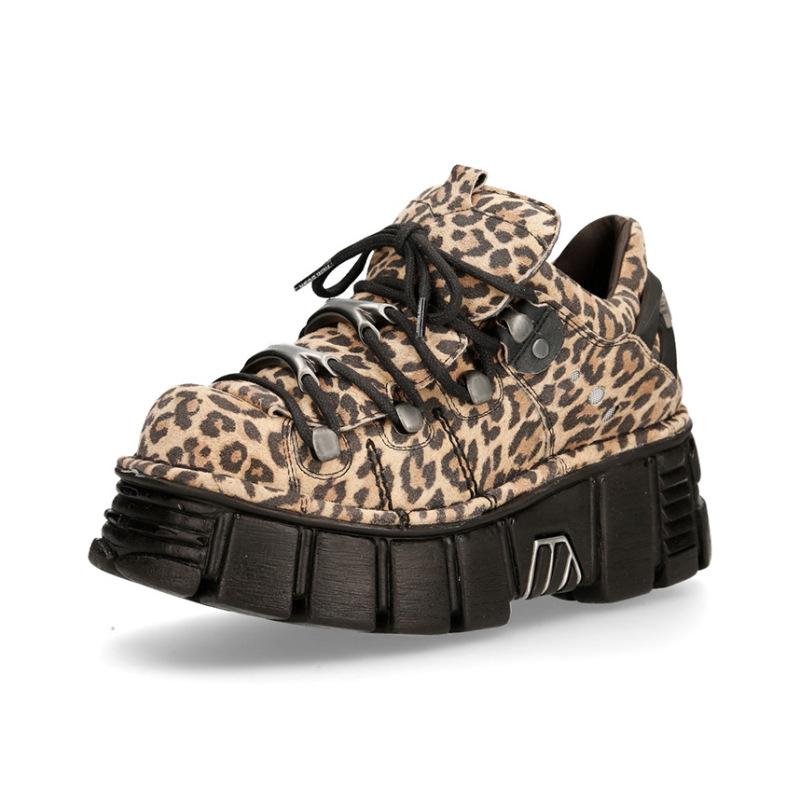 Fashion Wild & Stylish! Leopard - Print Chunky Platform Sneakers