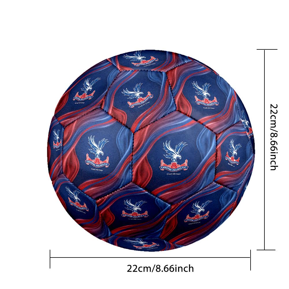 Crystal Palace Size 5 Football High Elastic Soccer Ball For Outdoor Competition Daily Training Play